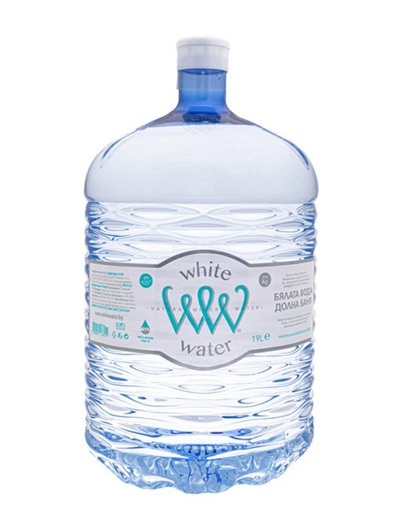 Минерална вода Бяла вода 19л Еднократен галон