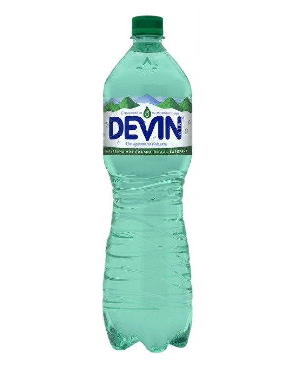 Минерална вода Девин 1,5л Газирана