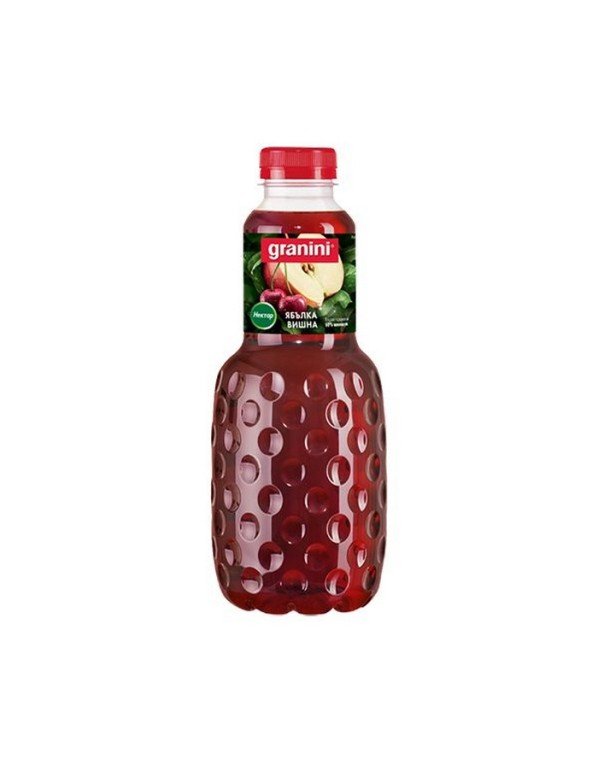 Гранини нектар Ябълка и Вишна 1л Granini