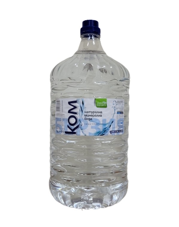 Вода Ком 10л ( Галон еднократен ) Натурална минерална вода