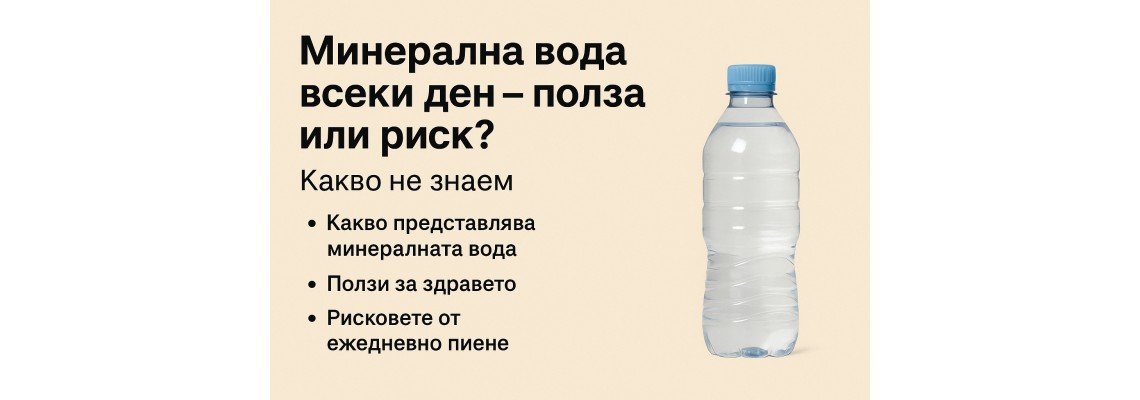 Минерална вода всеки ден – полза или риск? Какво не знаем