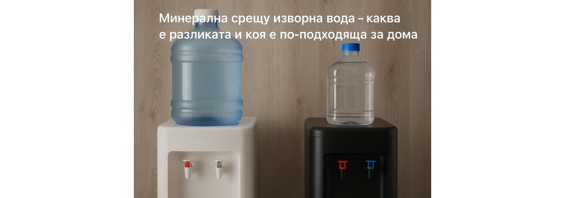 Минерална срещу изворна вода – каква е разликата и коя е по-подходяща за дома
