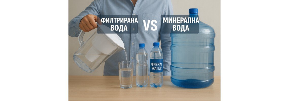 Филтрирана вода или минерална вода – кое е по-добро за твоя дом?