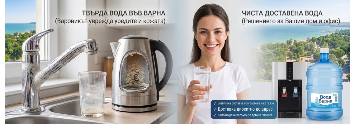 Варовикът във водата във Варна: Какво трябва да знаем и как да се справим?