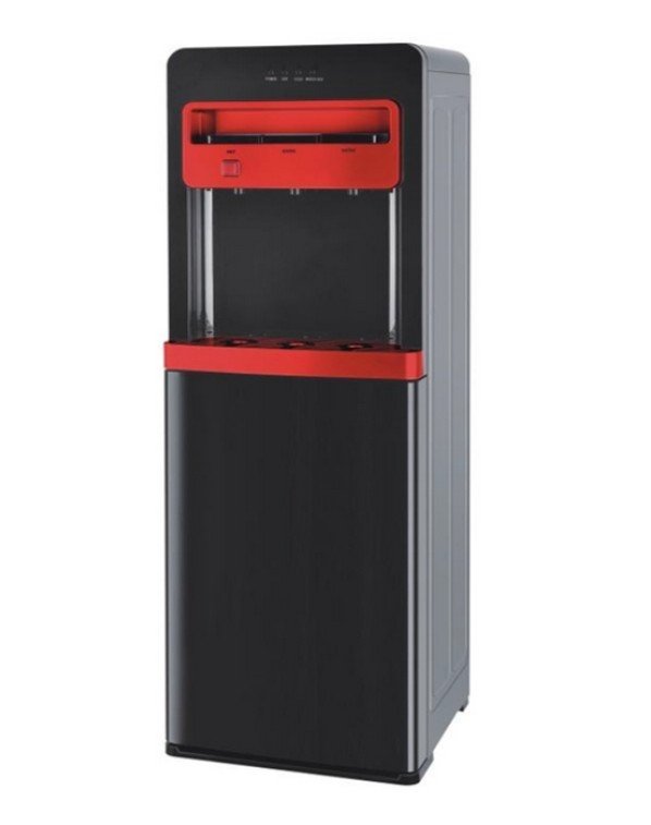 Диспенсър за вода W-42 електронно охлаждане Черно и Червено Долно зареждане